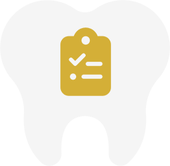 Checklist for dental health and hygiene.